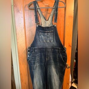 Torrid Denim Overalls Size 24
